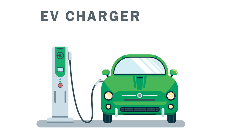private electric charging station for electric car