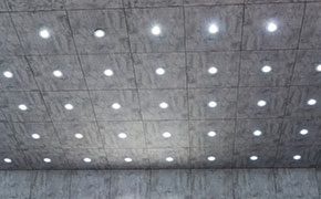 recessed ceiling